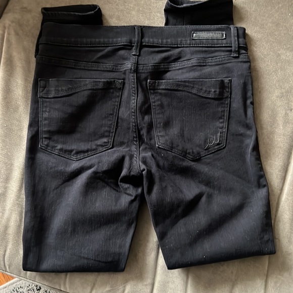 Express Mid Rise Leggings Black 10R - Picture 3 of 10